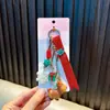 Llavero de Corazón de Manzana Navideño Lindo Llavero para Mochila Colgante para Mochila Niñas Goteo Pequeño Regalos Pequeños Mayoreo