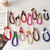 Cuerda para teléfono móvil nueva diy tejida cuerda de muñeca anti-pérdida cadena para teléfono móvil cámara ccd color colgante cordón para teléfono móvil funda para teléfono móvil