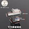 Disway Mobiliário Clipe de Vidro em Liga de Zinco Clipe de Divisória de Vidro de 3-12mm de Espessura Clipe de Boca de Peixe Expansível Ajustável Fixo