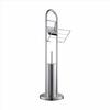Juego Combinado Personalizado de Cepillo de Baño de Acero Inoxidable de Pie para Piso con Soporte para Papel Higiénico, Soporte para Toallas de Papel, Juego de Cepillos para Limpieza de Inodoro
