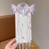 Accesorios Hanfu Cinta de Mariposa Cascabel de Perla Adornos para el Cabello Pinza de Cinta Peineta Accesorios para la Cabeza de Traje Antiguo Pinza Lateral Pinza de Pato
