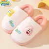 Pantuflas de Algodón para Niñas de Bob Esponja, Nuevos Zapatos Cálidos de Algodón para Invierno para Interiores y Exteriores con Cubierta de Talón, Sr. Cangrejos
