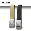 Cinto Tático de Lona Masculino Baluma Alta Elasticidade Clássico de Nylon com Fivela Automática Moda Versátil Estilo de Negócios