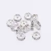 Peças Planas Coloridas em Formato de Roda com Diamantes Eletrodepositados em Vários Tamanhos Acessórios para Joias DIY Contas Espaçadoras Feitas de Material de Ferro Atacado do Fabricante