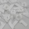 Rosa de listón hecho a mano flor pequeña lencería flor pequeña textil para el hogar zapatos y sombreros Listón flor pequeña lazo a mano accesorios para la ropa