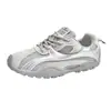 Versão em Couro dos Tênis de Treino Alemães de Solado Grosso para Mulheres, Novo Modelo 2026, Sapatos Casuais Esportivos Respiráveis Versáteis, Tênis de Caminhada Forrest Gump para Mulheres