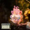 Festival de Mediados de Otoño Linterna Nueva de Calabaza Bolso Infantil Estilo Antiguo Linterna Luminosa Material DIY Hecho a Mano Accesorios para Fotos Dinastía Han