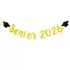 Baloncesto, Fútbol Americano, Fútbol, Voleibol, Béisbol, Gorra de Doctor, Cinta de Etiqueta para Fiesta de Graduación Senior 2026