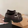 Zapatos Mary Jane de Moda con Lazo para Mujer 2026 Primavera Otoño Estilo Dulce Lindo Suela Gruesa con Zapatos de Mocasín para Falda Zapatos Individuales