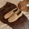 Estilo idéntico al de Grape Mom con tacón grueso de 3 cm ~ Mocasines retro estilo británico con punta cuadrada y tacón bajo para mujer