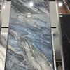 Fábrica de Engenharia Pedra de Luxo Azulejos de Mármore Escuro por Toda Parte 600X1200 Azul Preto Barriga de Peixe Dourado Casa Ktv Chão