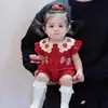 Ropa de Verano, Estilo Delgado, Mangas Volantes, Ropa de Verano, Mamelucos para Recién Nacidos, Abrigos para Bebé Niña, Monos, Estilo Pequeña Princesa