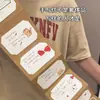 Álbum de cartões estilo sanfona, kit de artesanato de cartão de felicitações retrátil, um presente criativo para casais no Festival Qixi e Dia dos Namorados, prático e durável