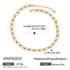 Jiding Accesorios de Collar de Perlas de Imitación de Amor que Gotean Aceite de Acero Inoxidable Europeo y Americano Collar de Verano Popular Transfronterizo Joyería de Acero de Titanio