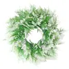 Decoración Moderna de Fiesta Navideña de Material Plástico Transfronterizo - Uso en Interiores/Exteriores Guirnalda para Puerta Principal Guirnalda de Agujas de Pino