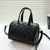 Bolso de Mano Boston Acolchado Clásico 2026 para Mujer, Bolso de Hombro Bordado, Mini Bolso para Teléfono para Exportación