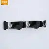 Gancho de Aluminio Espacial Tipo B Estante para Mopas Estante para Escobas Estante de Almacenamiento Colgante de Pared para Baño Estante para Balcón
