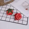 Flor Artificial Perfume Flor de Rosa Cabeza de Flor Flor de Seda Joyería Decoración Pared de Flores Perla Suave Rosa Salón de Bodas Arreglo Floral