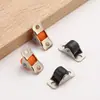 Ruedas Mini Direccionales de 0.5 pulgadas Más Vendidas Transfronterizas para Caja de Cama Tatami, Ruedas Giratorias de Nylon Silencioso de Goma para Deslizamiento