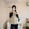 Estilo Novo Outono e Inverno Colete de Lã Sintética Estilo Preguiçoso Casaco de Pele Shearling Toscana Colete Quente