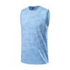 Chaleco Base de Hielo de Seda con Estampado de Pez para Hombre Transfronterizo Nueva Camiseta Deportiva de Verano Holgada para Hombre Baloncesto Correr Fitness