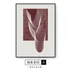 Pintura Decorativa Estilo Chino Antiguo Pintura Colgante Abstracta de Líneas para Sala de Estar Grande Estudio Retro Chino Sala de Té Decoración del Hogar Sofá