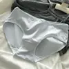 Calcinha feminina estilo Ins com laço doce, cintura média, que modela o quadril, calcinha triângulo macia e respirável com forro 10A de algodão puro antibacteriano