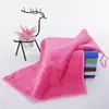 Toalla Transfronteriza de Fibra Ultra Fina, Engrosada 25*25cm Absorbente Lisa Cuadrada Pequeña, Fabricante de Toallas Cuadradas Específicas para Cocina