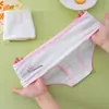 Ropa interior de algodón para niñas en período de desarrollo, adecuada para estudiantes de secundaria, secundaria y primaria, calzones infantiles, panties de dibujos animados sin ajuste