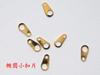 F54 Fecho Lagosta Banhado a Ouro Real de Cobre Coreano Conjunto de Conectores de Fecho de Mola tipo Estilingue Importado Acessórios para Colar DIY