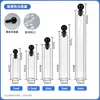 En Stock Tubos de Ensayo de Vidrio de 1 ml y 2 ml Botellas de Perfume de 5 ml Tapón de Cola de Caballo Transparente Botellas Dispensadoras de Perfume Tapa de PP Botellas de Muestra