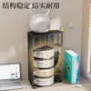 Soporte para libros, estante de almacenamiento multifuncional de escritorio, organizador de archivos de hierro negro, portadocumentos para escritorio de oficina, uso doméstico