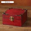 Mini Caixa de Armazenamento Vintage Estilo Chinês Caixa de Joias Embalagem de Joias Caixa de Presente Artesanato em Madeira Adereços de Cinema e Televisão