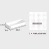 Tablero Perforado Escritorio Mesa de Estudio en Casa Escritorio Dormitorio Partición de Almacenamiento Vertical Mesa Estante Accesorios Gratis Shihua