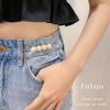 Saia Apertando Cintura Artefato Jeans Cintura Mudança de Tamanho Fivela de Cintura Broche Feminino Alfinete Botões Fixos Anti-corrida