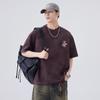 Camiseta de Batik Transfronteriza Anyang Holgada de Manga Corta Moda Verano 2026 Marca Camiseta de Media Manga para Hombre Enviado en 48 Horas