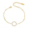 Pulsera de Acero de Titanio para Mujer Color Cereza Pulsera de Pegamento Nueva Transfronteriza Dulce Fresca Dopamina Pulsera de Temperamento Joyería