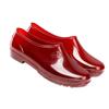 Botas de Lluvia de Caña Baja con Forro Polar Cálido Zapatos Impermeables de Corte Bajo Moda de Cocina para Mujer Botas de Caña Corta para Adulto Antideslizantes de Boca Baja y Corte Bajo