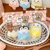 Colgante de peluche de helado de dibujos animados, muñeco de helado de animal lindo, accesorio de llavero para bolso de alta apariencia