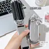 Novo arco portátil portátil mini dobrável airbag franja espelho dobrável especial pente pequeno integrado bom