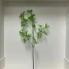 Flores artificiales estilo bosque para bodas, hierba de espárrago, plantas verdes artificiales doradas en capas, decoración de bodas para el hogar, flores artificiales para exteriores para paisajismo