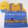 Roupas de role-playing infantis roupas de engenharia roupas para marcenaria colete de lenhador reparador roupas de experiência profissional uma geração de cabelo