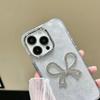 Imd Bow é adequado para Apple 15Promax Mobile Phone Case 11 Glitter Iphone14 Transparente 13 Hard Shell All-Inclusive