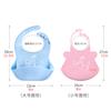 Baberos de Silicona para Bebé, Baberos Grandes con Forma de Oso para Niños, Antifugas