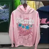 Blockbuster original de comercio exterior 450G chalecos acolchados de terciopelo para pastel sudadera con estampado de araña de espuma sudaderas Sp5der