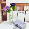 Nuevo producto transfronterizo: flor de anémona individual artificial para decoración de pared de flores de boda y estudio fotográfico, accesorios para escaparates de centros comerciales