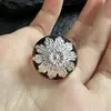 Anel simples e versátil da série prata, anel geométrico de dedo indicador com borla de lava, anel aberto personalizado para meninas e casais, moderno para homens