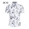 2023 Comercio Exterior Transfronterizo Nueva Camisa de Manga Corta para Hombre Estilo Coreano Moda Juvenil Casual Camisa Estampada para Hombre