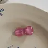 Goma para el pelo transparente con lazo pequeño y brillo, versátil y linda para el uso diario, diadema elástica básica para niñas