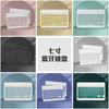 Teclado Bluetooth Adecuado para Ipad, Teléfonos Huawei, Tablets, Notebooks, Teclado Mágico Inalámbrico Ultrafino, Silencioso, Pequeño, Personalización de Idioma